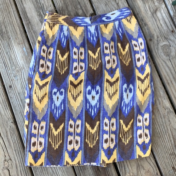 Tory Burch Jemima Ikat Print Skiry  Size 4 - Picture 14 of 14